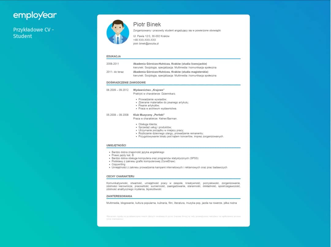 Pierwsze CV bez doświadczenia? Stwórz je i zdobądź pracę!
