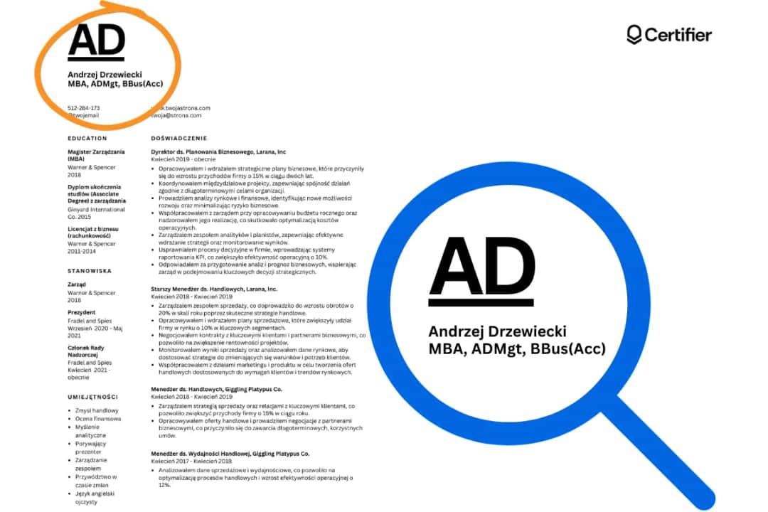 Certyfikaty w CV: Jak je wpisać, by rekruter Cię zauważył?