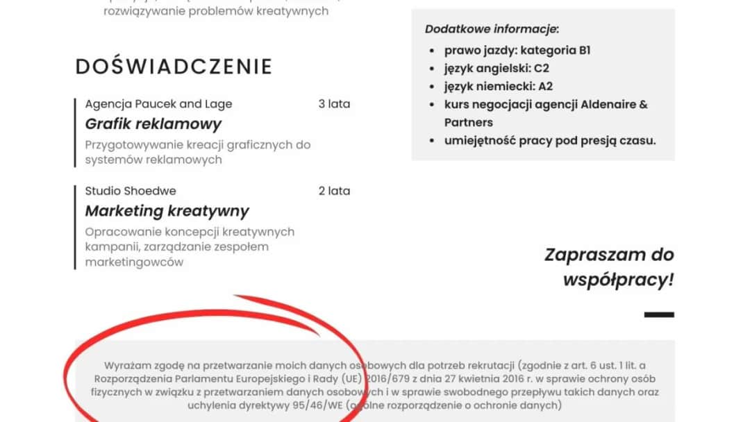 RODO w CV: Jakie dane są bezpieczne? Uniknij błędów!