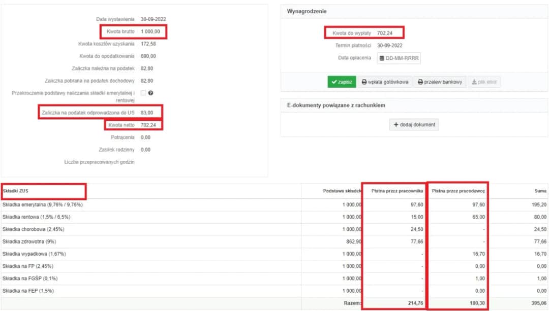Ile to netto 60 zł brutto na zleceniu? Od 43,45 do 60 zł!